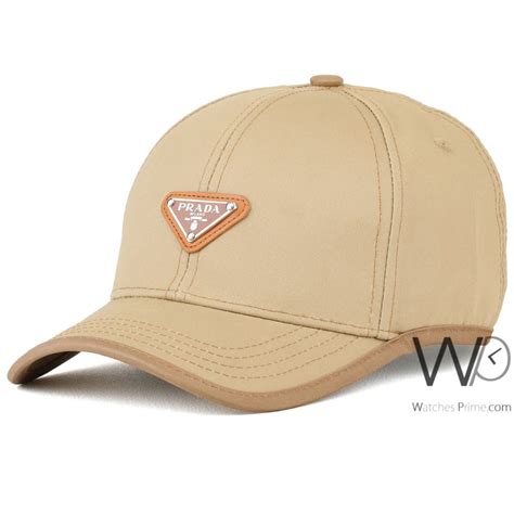 prada cap beige